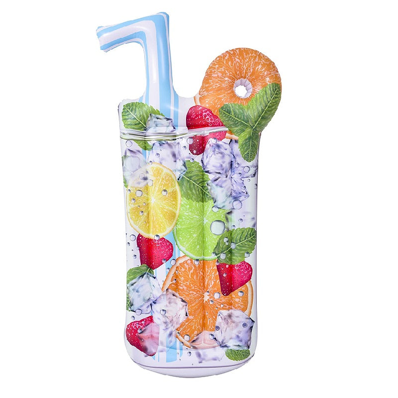 بساط جيلونج 37607 القابل للنفخ على شكل عصير كوكتيل - متعدد الألوان