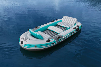 Bestway Inflatable Pontoon 5 Seater Elite X5 Raft Set 364*166 cm - No:65159