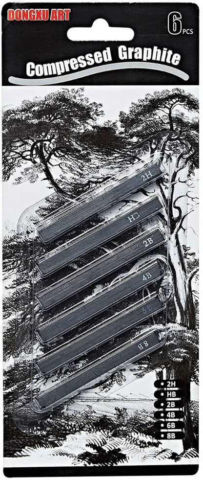 جرافيت مضغوط، مجموعة من 6 قطع