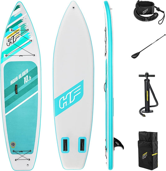 Bestway Aqua Glider TravelTech Set Inflatable Surfboard 320*79*12cm - No:65347