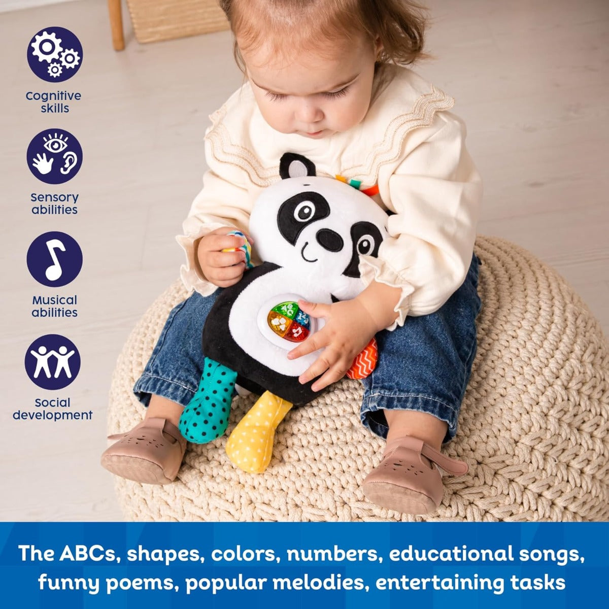 لعبة تيمي الباندا الصغيرة للأطفال - 32 سم