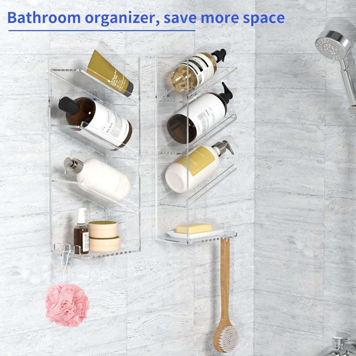 Acrylic Bathroom Organizer Shower