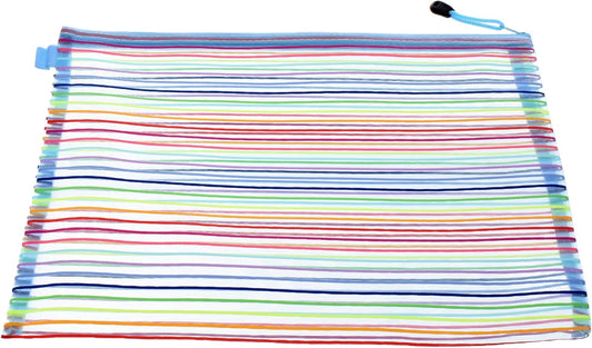 Yassin Multi-Purpose Zipper Envelope B4 With 1 Zipper And Grid Diagram Design - NO: M315