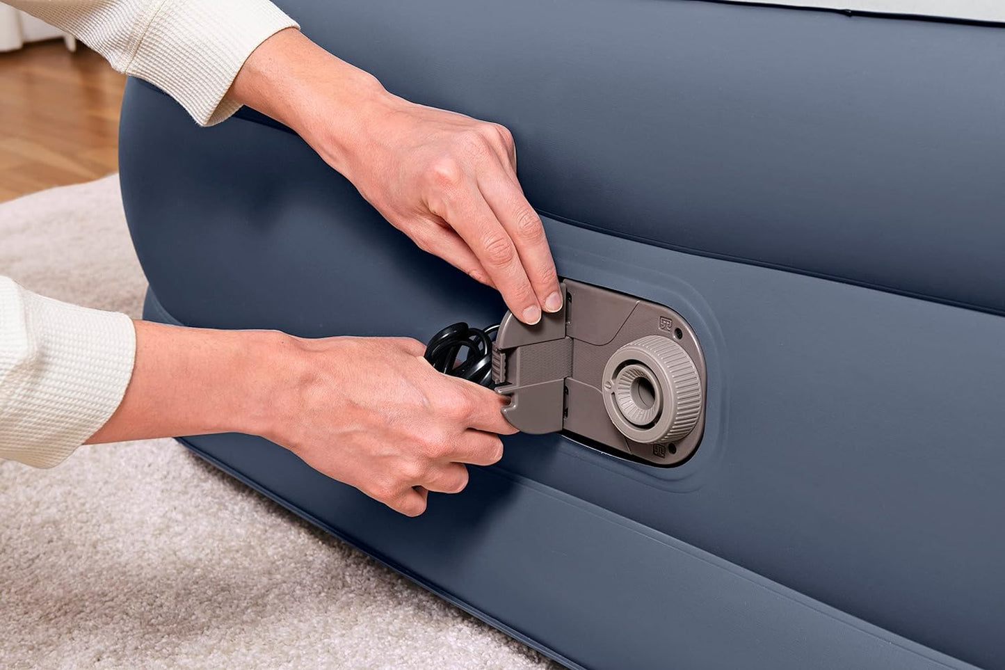 Bestway Premium Queen Sized TriTech Air Bed Complete 152 x 236 x 150 cm - No:67923