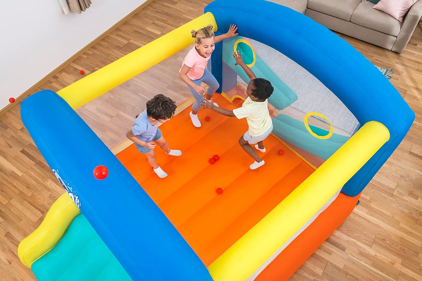 Bestway H2OGO Leap & Play Bouncy with Continuous Blower 289x213x173 cm - No:53427