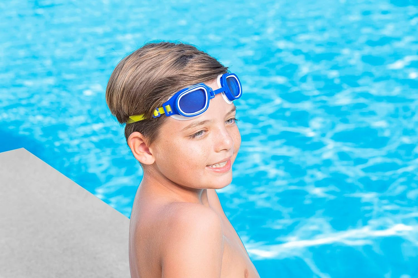 Bestway Swimming goggles for kids and juniors impact-resistant and uv protective lenses - No:21003