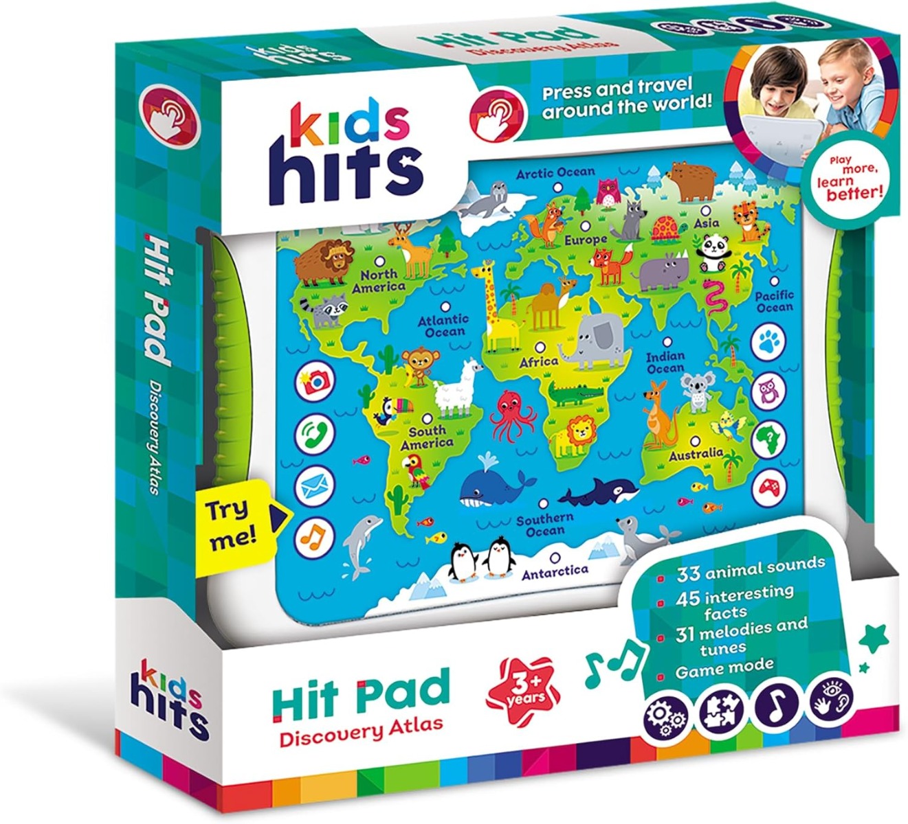 Educational Toddler Hit Pad Discovery Atlas Dumel Discovery Tablet Little Traveler