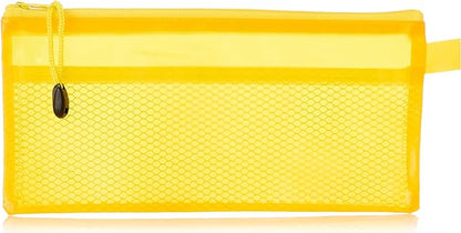 Fabric pencil case with zipper, 12x23 cm - B6 - 1Pcs