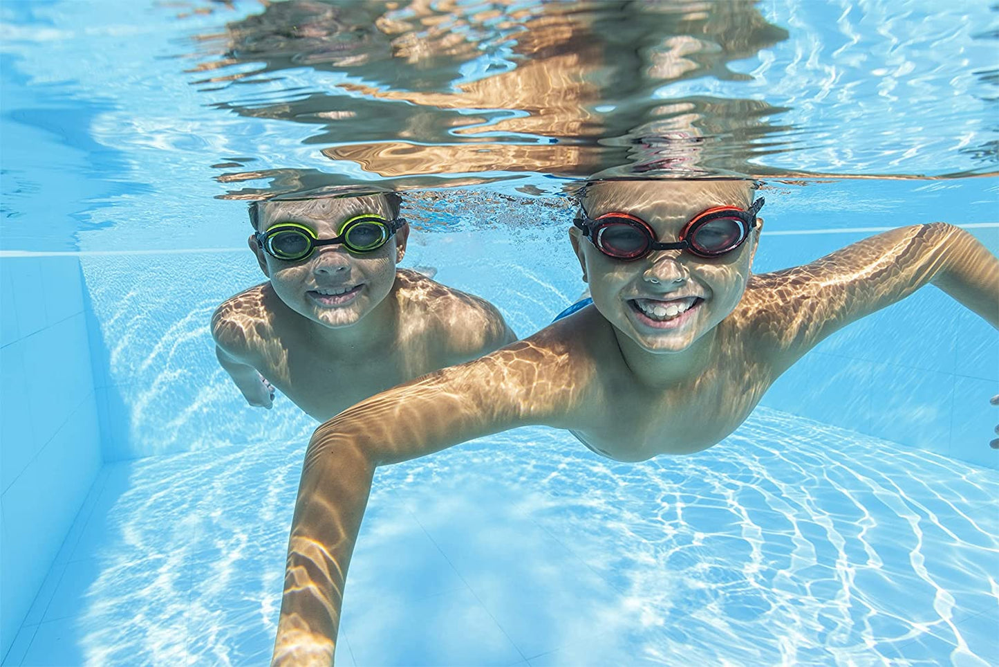 Bestway Hydro Pro Turbo Race Swimming Goggles for kids - 1pcs - No:21123