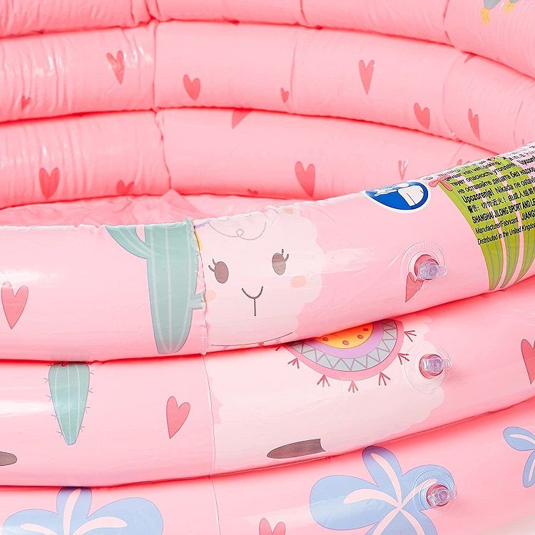 Jilong Alpaca inflatable plastic 3 rings swimming pool for kids - No:57167