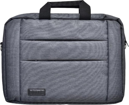 Elite Fabric Elegant Case And Rear Zipper Pockets Equipped Shoulder Strap Laptops 15.6 Inch - Grey - No:GS102