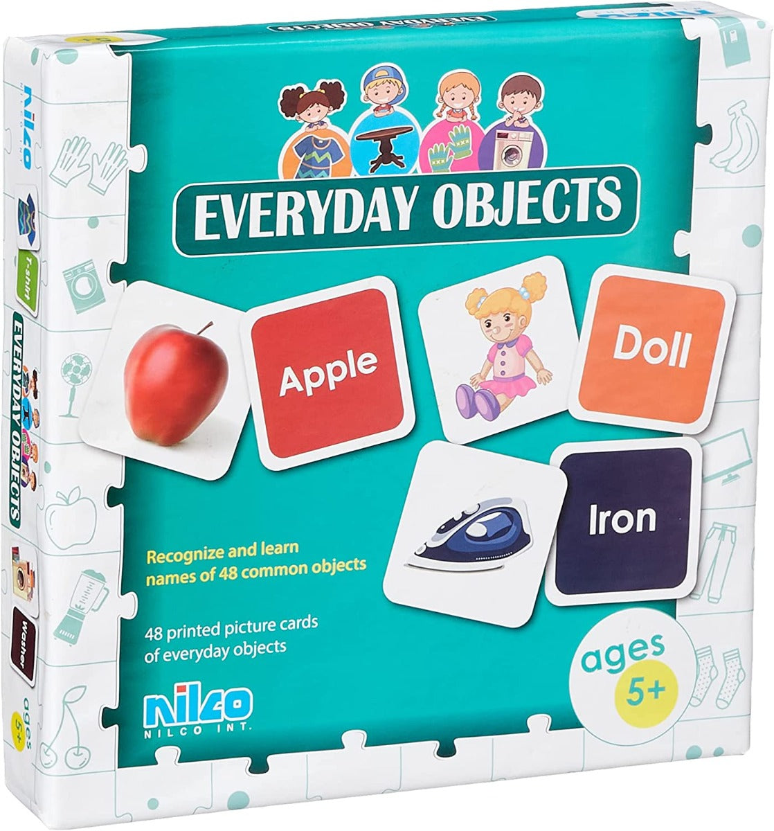أحجية تعليمية من نيلكو للأشياء اليومية، 48 قطعة - رقم: 20334