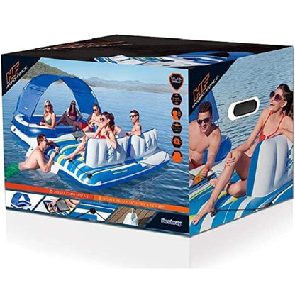 Bestway CoolerZ Tropical Breeze Inflatable Floating Island 389*274cm - No:43105
