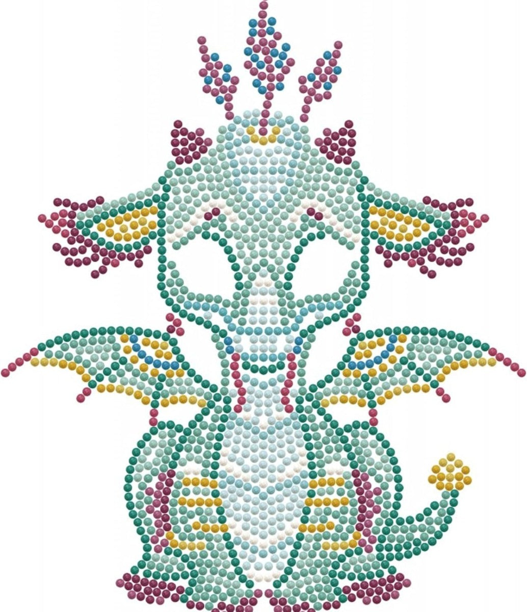 مجموعة رسم ماسية جزئية الحفر من دايموند دوتز، أرييل التنين الصغير - رقم: DBX.010