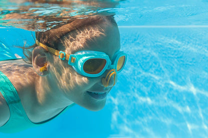 طقم نظارات سباحة للأطفال من بيست واي مع واقي للأنف والأذن بالإضافة إلى 3 في 1 - رقم: 26034 