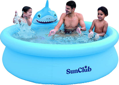 Jilong Sunclub Spray Shark Inflatable Indoor and Outdoor Pool 190*47mm - No:17822