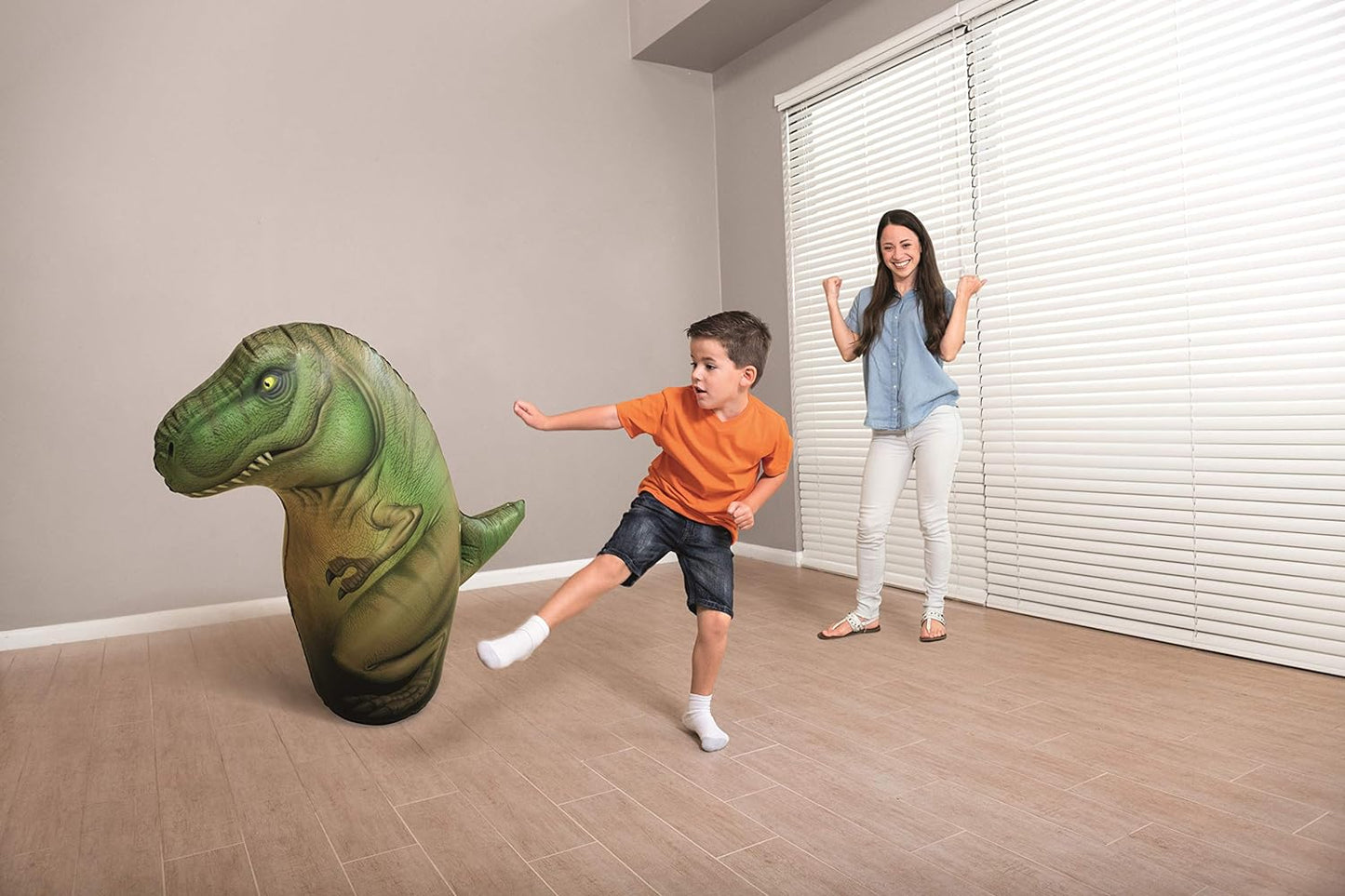 Bestway Inflatable Dinosaur Bop Bags - 89cm - No:52287