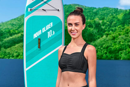 Bestway Aqua Glider TravelTech Set Inflatable Surfboard 320*79*12cm - No:65347