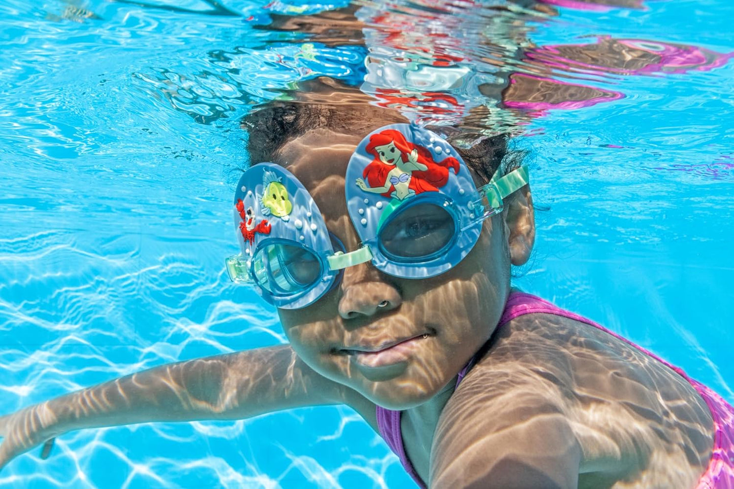 Bestway Ariel Little Mermaid Deluxe Swimming Goggles for Kids 3+ No.9103C