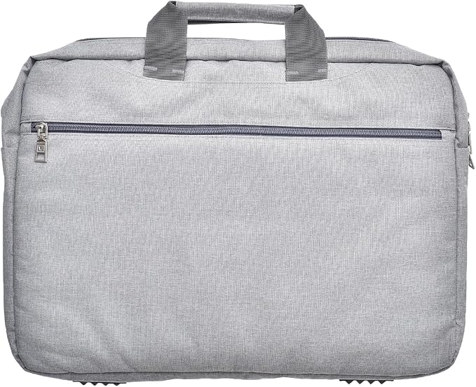 Vcase Fabric Case Pocket Equipped Shoulder Strap Compatible For Laptops 15.6 Inch - Grey - No:R500
