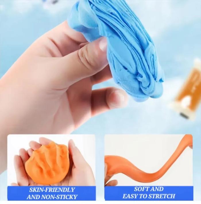 M&G Chenguang Air Dry Clay Set – 24 Vibrant Colors | Soft, Non-Sticky Modeling Clay | Self-Hardening Craft Clay for Kids, School & DIY Art - No: AKE039T5