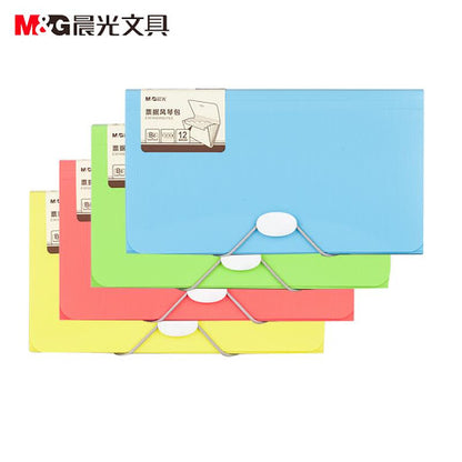 M&G Chenguang bill organ bag 12 grid B6 large color random No:AWT92057