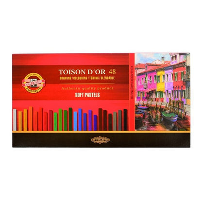 Koh-I-Noor Pack of 48 Authentic Quality Soft Pastel