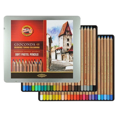 Gioconda  Pack of 48 Soft Patel Pencils