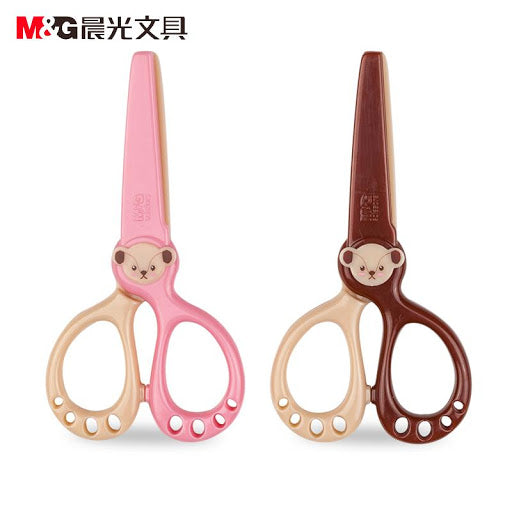 M&G Teddy Bear Scissors 12.5cm for kids - No:QSS91476 - 1pcs