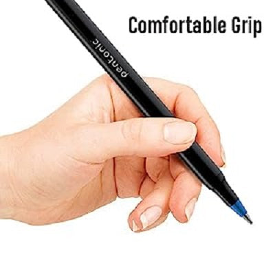 Pentonic Smooth Premium Black Ball Point Pen 0.7 mm Medium Point - Red