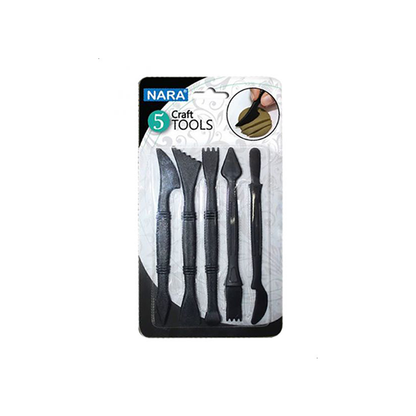 Pack of 5 Clay Modelling Tools