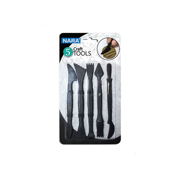 Pack of 5 Clay Modelling Tools