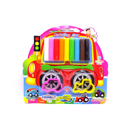 Pack of modelling clay 9 colors