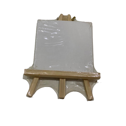 Small Canvas with wooden stand - 15cm x 15cm