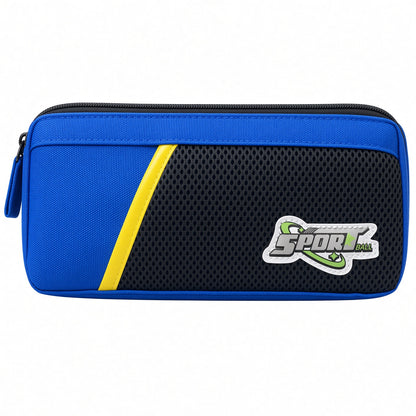 M&G Chenguang Length+ Large Capacity Pencil Case – Oxford Fabric Pencil Pouch with Zipper Compartment & Mesh Storage Pocket - 1pcs - No: APB932NZ