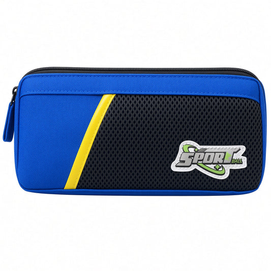 M&G Chenguang Length+ Large Capacity Pencil Case – Oxford Fabric Pencil Pouch with Zipper Compartment & Mesh Storage Pocket - 1pcs - No: APB932NZ