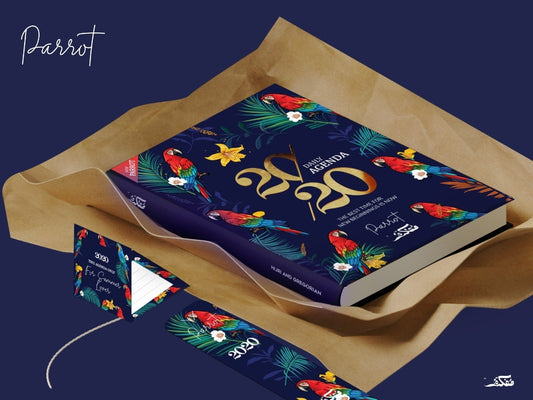 Mofakera pack of 2020 calender - PARROT