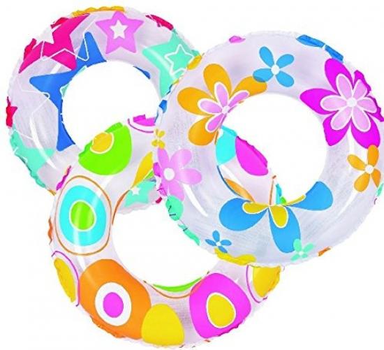 Jilong Colorful Swim ring Printed Inflatable Swimming Ring 60cm - No:47220