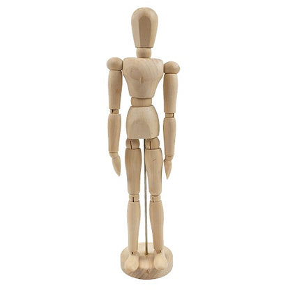 Wooden Male Manikin 30cm