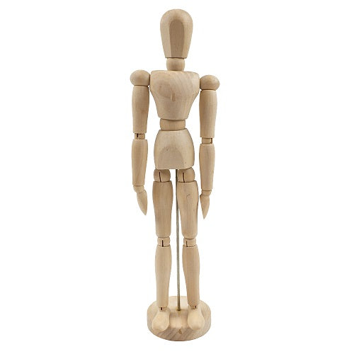 Wooden Male Manikin 30cm