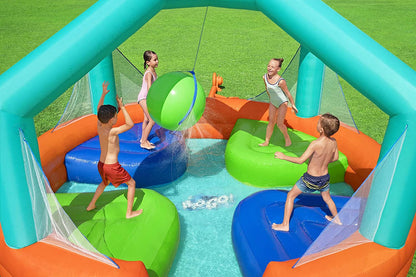 Bestway H2OGO! Dodge & Drench Water Park - 4.5m*4.5m*2.68m - No:53383