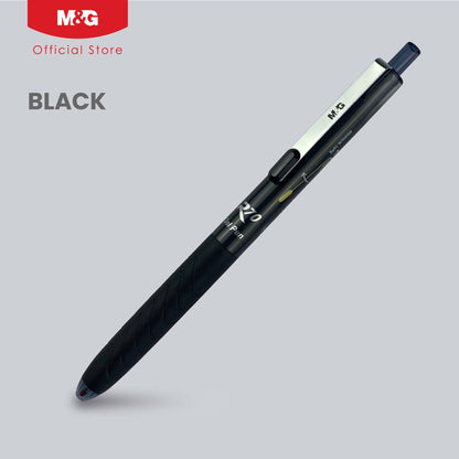 M&G Chenguang R70 Ballpoint Pulpen Pena Fast dry Safety Pen clip Gel Pen 0.7mm Blue , Black - 1pcs - AGPJ2771