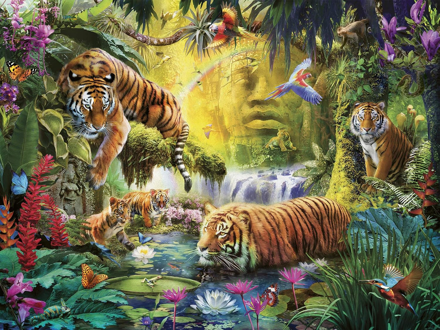 Ravensburger Tranquil Tigers for Adults and Children puzzle - 1500pcs - No:16005