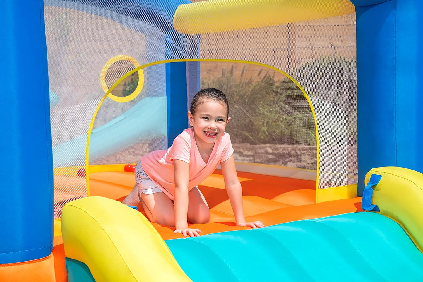 Bestway H2OGO Leap & Play Bouncy with Continuous Blower 289x213x173 cm - No:53427