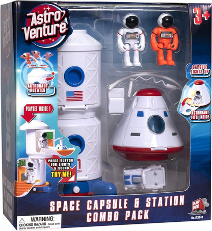 Astro Venture Space Capsule and Station Combo set