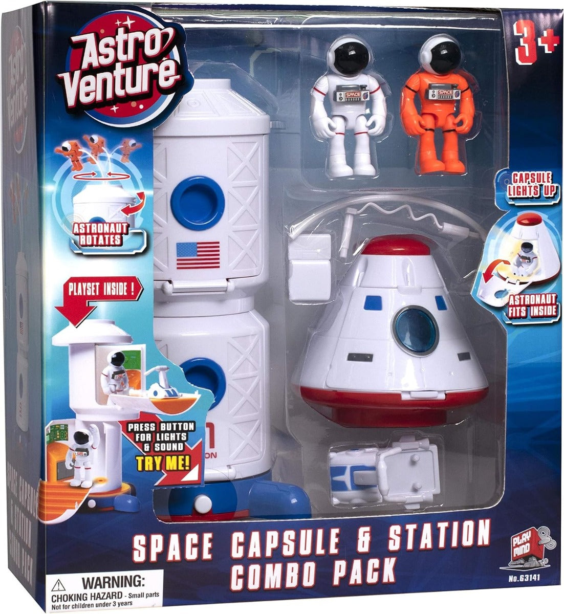 Astro Venture Space Capsule and Station Combo set
