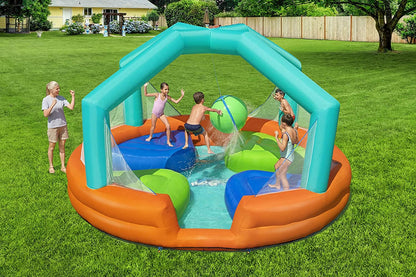 Bestway H2OGO! Dodge & Drench Water Park - 4.5m*4.5m*2.68m - No:53383