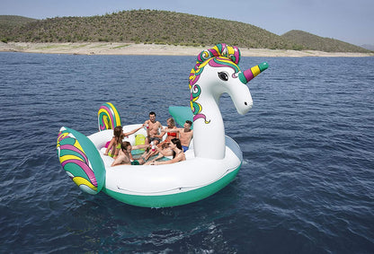 Bestway Giant Unicorn Island pool float inflatable 5.90m x 4.04m (Island) - No:43228
