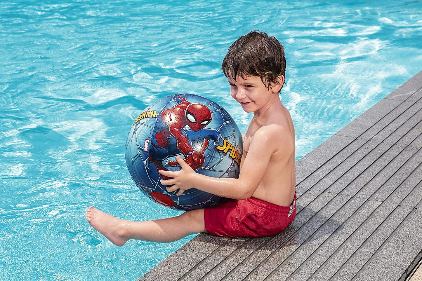 Bestway Inflatable Spider-man Beach Ball - 51cm - No:98002