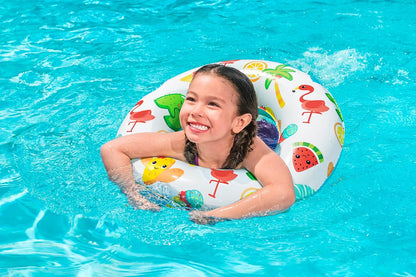 Bestway Swimming Ring for Kids | Durable Inflatable Swim Float, Summer Water Pool Toys, Assorted Designs